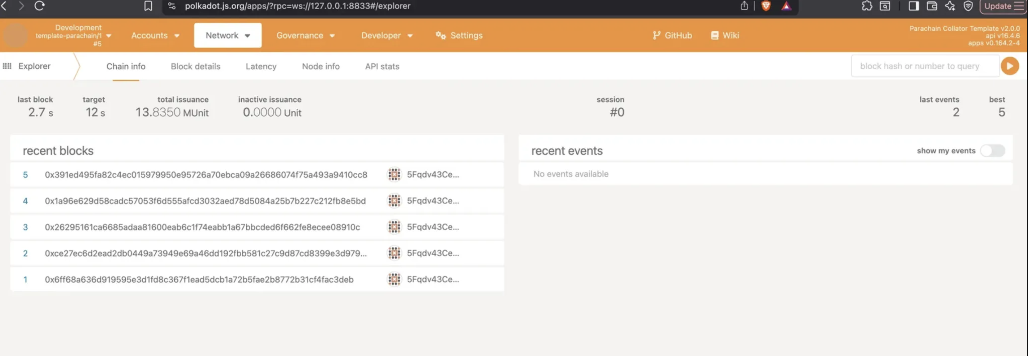 Polkadot JS App